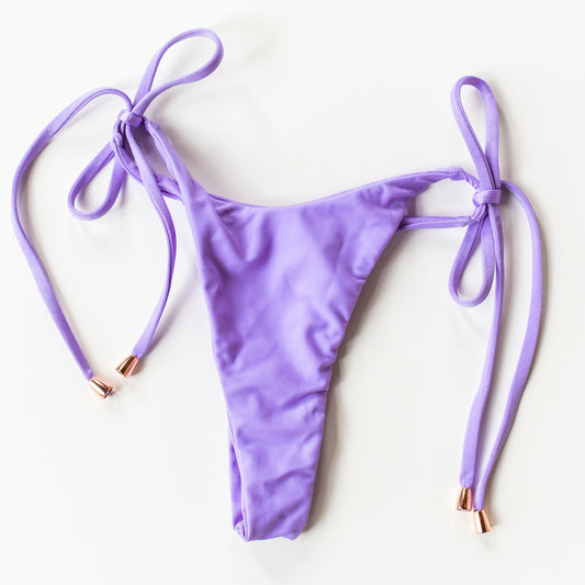 Lavender Thong Side Tie