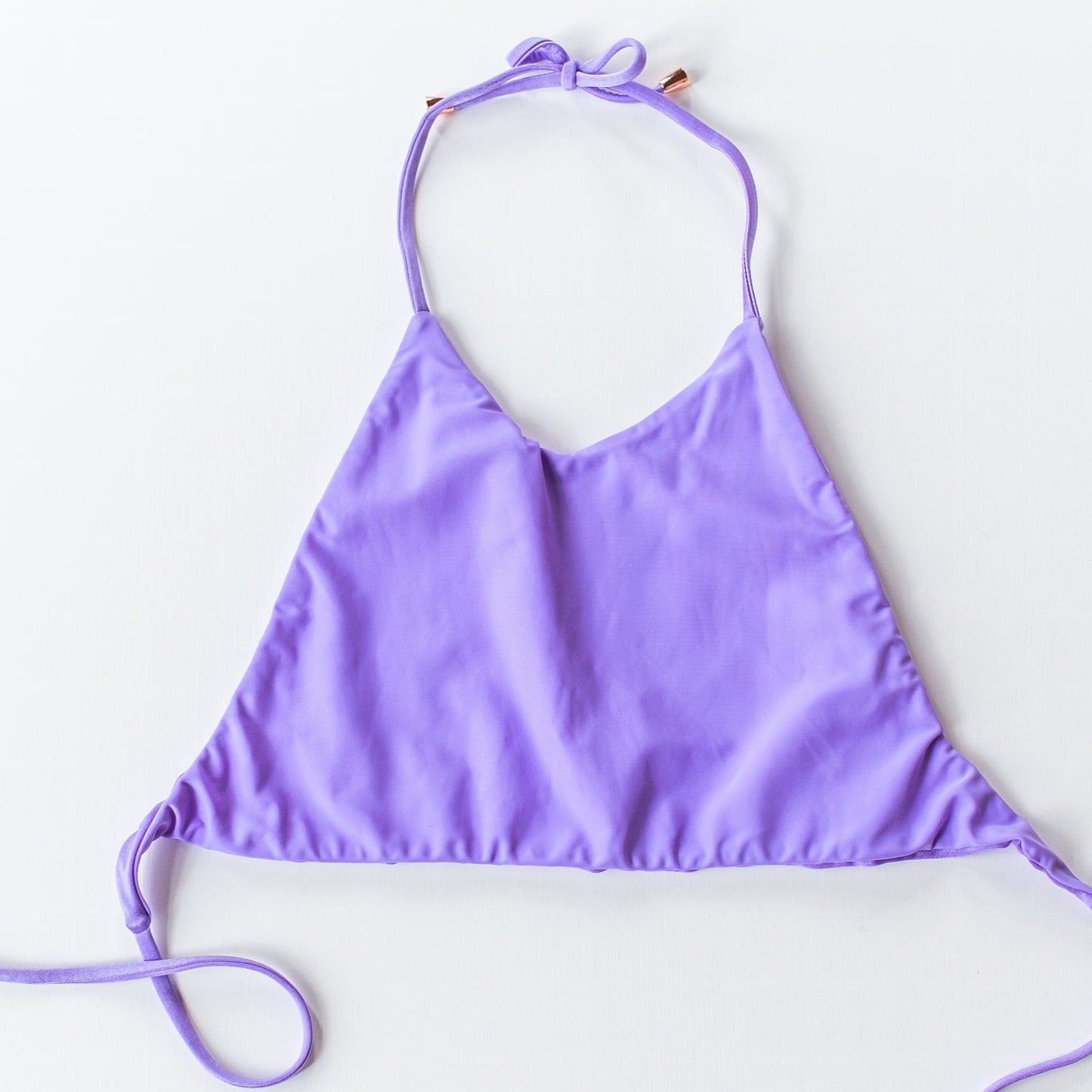 Lavender Open Back Halter Top